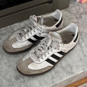Adidas Samba White and Black